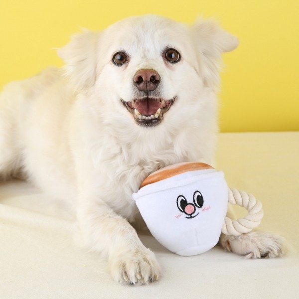 페오펫몰,7번버스 앗-뜨 라떼 바스락 치실토이 강아지 장난감