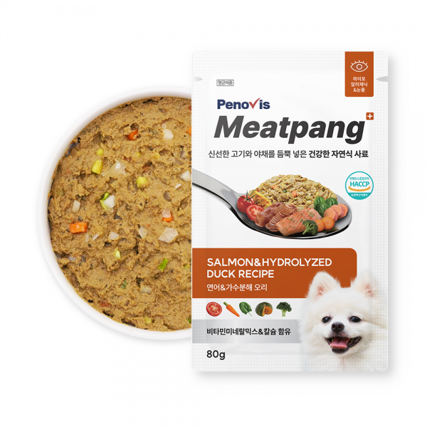 페오펫몰,페노비스 화식사료 자연화식 미트팡 80g (5가지 맛)