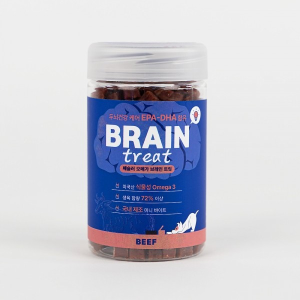 페오펫몰,오메가 브레인트릿 소고기맛 170g 칭찬 훈련 간식