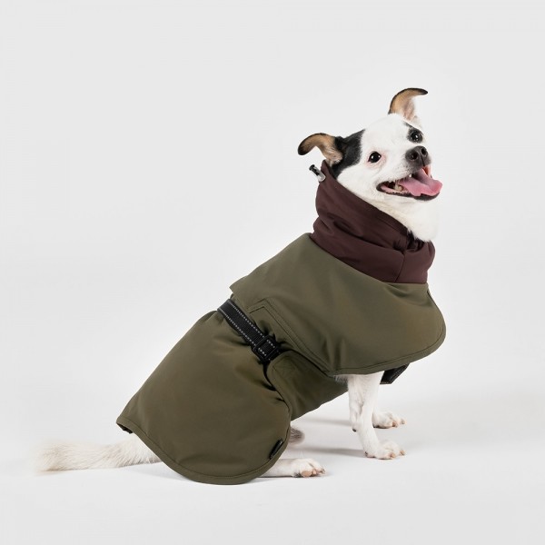 페오펫몰,페슬러 강아지 발열 히트패딩 카키