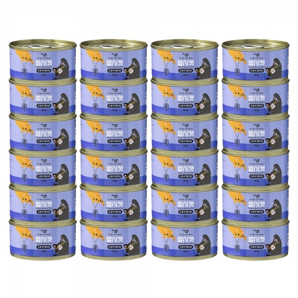 헬시캣 고등어 젤타입 80g x 24캔 [10%]