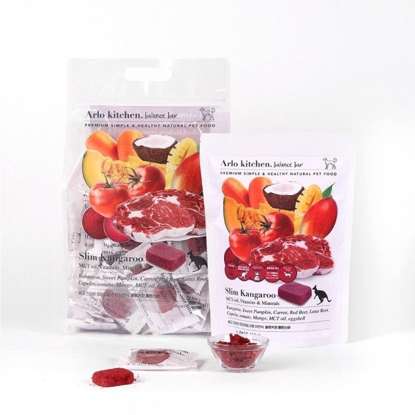 페오펫몰,[알로키친] 강아지 자연식 슬림캥거루 (캥거루&MCT) 40개입(120g)