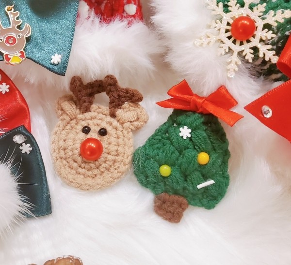 페오펫몰,[가득샵] 하얀 눈이 펑펑 화이트 크리스마스 케이프 • 강아지 고양이 케이프 뜨개 케이프 머플러 스카프 목걸이 악세사리