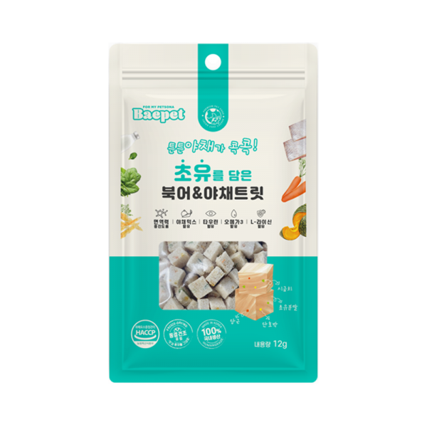 베이펫 초유를 담은 북어&야채트릿