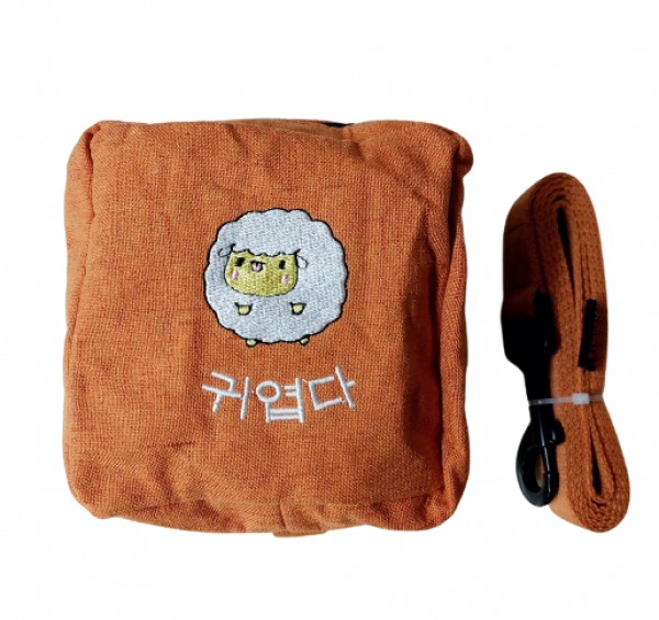 페오펫몰,냥슬아치 강아지 귀엽다 가방하네스 애견 가슴줄 리드줄