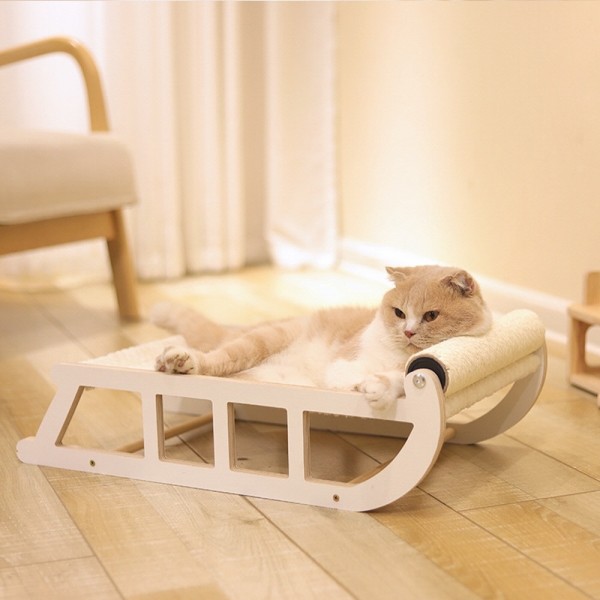 페오펫몰,냥슬아치 고양이 원목 침대 해먹 DIY 캣베드