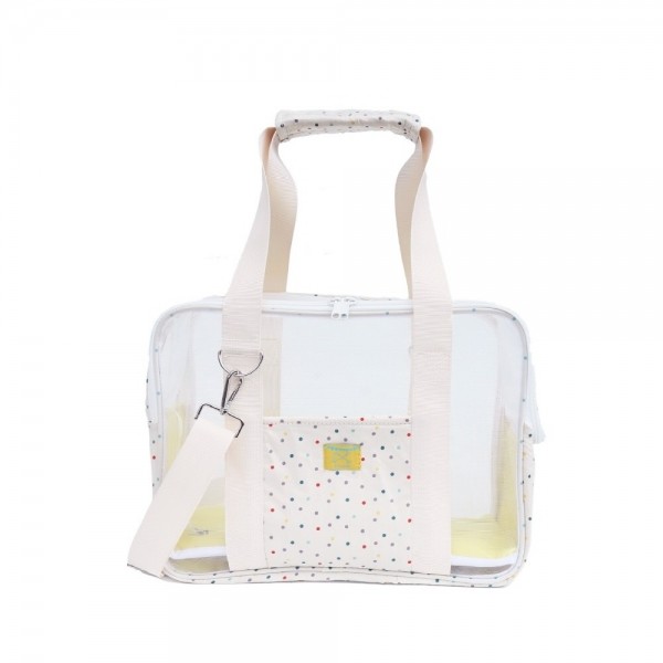 오늘멍냥 도트무늬 슬링백 이동가방 이동장