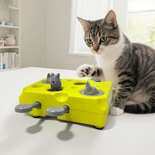 페오펫몰,냥슬아치 장난감 두더지잡기 노즈워크 사냥놀이