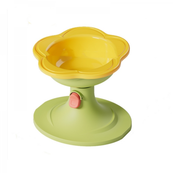 페오펫몰,냥슬아치 높이조절 고양이 강아지 플라워식기 각도조절 세라믹