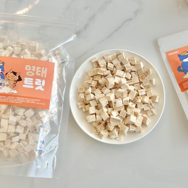 페오펫몰,부담없이 주기 좋은 데일리간식 명태트릿 30g / 120g