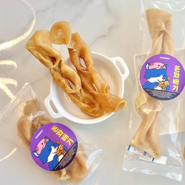 페오펫몰,쿠즈펫 오래먹는 수제 간식 세트 스타터 패키지 우피꽈배기 한우불리스틱 돈꽈배기 우족껌