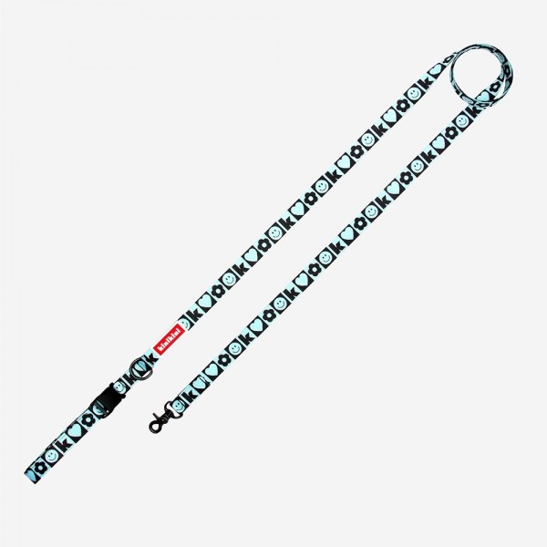 페오펫몰,KINI SMILE CHECK LEASH_MINT(리드줄)