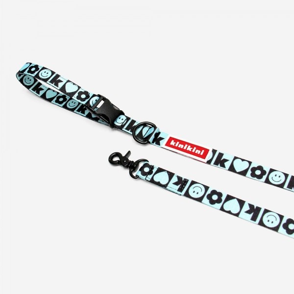 페오펫몰,KINI SMILE CHECK LEASH_MINT(리드줄)