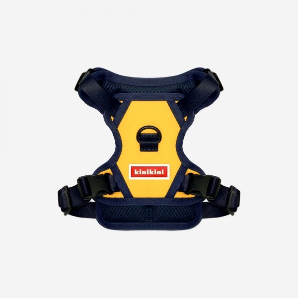 페오펫몰,키니키니 SIGNATURE LOGO MESH HARNESS-YELLOW(메쉬하네스)