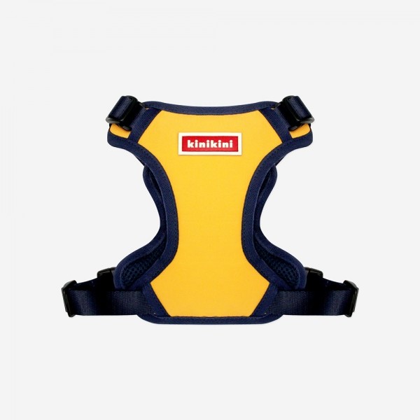 페오펫몰,키니키니 SIGNATURE LOGO MESH HARNESS-YELLOW(메쉬하네스)