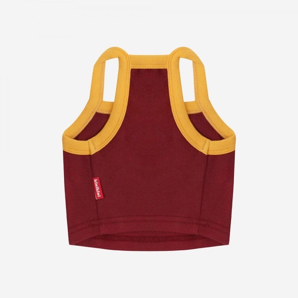 페오펫몰,[여름맞이특가] KINI SPORTS LEAGUE CROP TOP-BROWN(크롭탑)