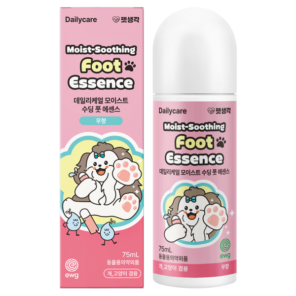페오펫몰,[설날특가] 펫생각 고양이 강아지 발바닥 에센스 수딩 풋밤 발사탕 갈라짐 보습 75ml