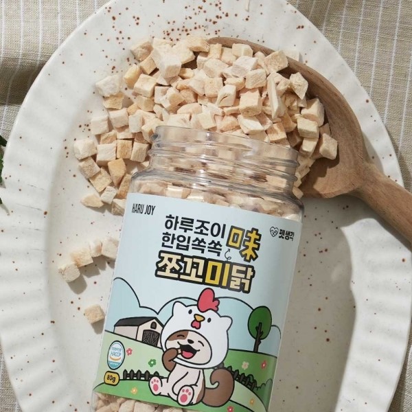 페오펫몰,펫생각 하루조이 한입쏙쏙 쪼꼬미 닭가슴살, 북어 트릿 세트