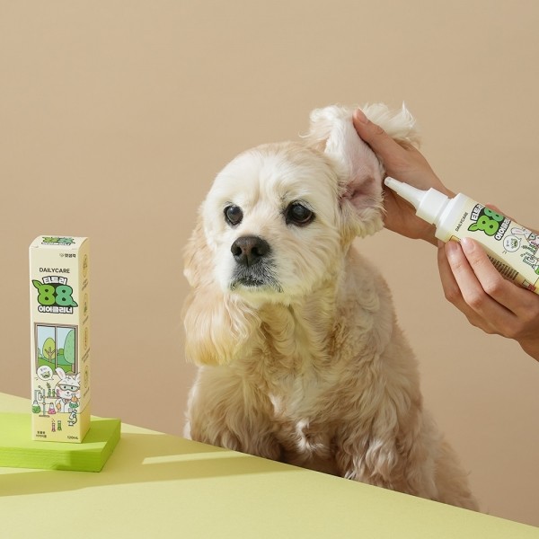 페오펫몰,펫생각 고양이 강아지 천연 귀 세정제 이어클리너 귀염증 귀청소 귓병 외이염 120ml