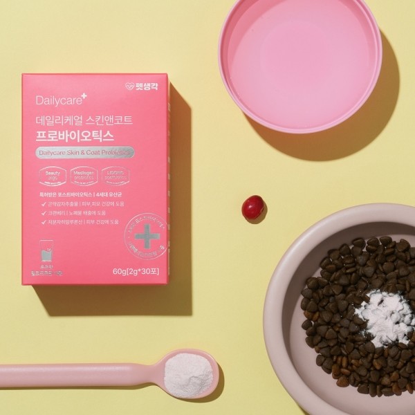 페오펫몰,펫생각 강아지 유산균 프로바이오틱스 피부 장 영양제 60g
