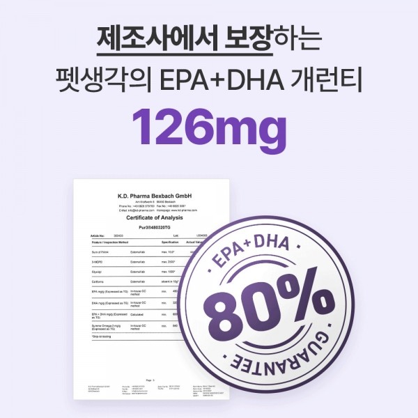 페오펫몰,펫생각 고양이 강아지 피부 항산화 심장 피모 오메가3 영양제 미니 60정