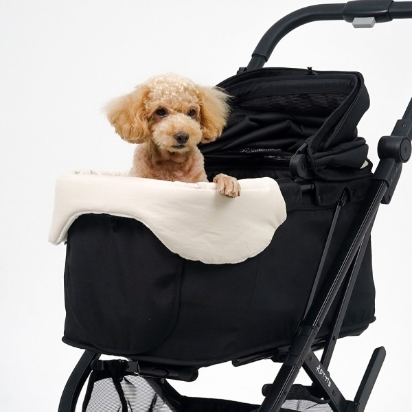 페오펫몰,로띠에 강아지 유모차 범퍼가드 가드핏 로얄밀크티