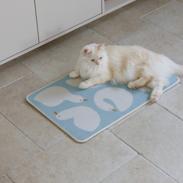 페오펫몰,피도테일 아트 포스터 스크래쳐 매트 (오리 친구들)