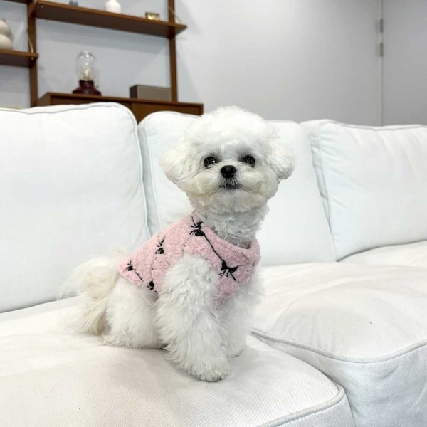 페오펫몰,디어아지 리본 조끼 겨울 봄 베스트 아우터