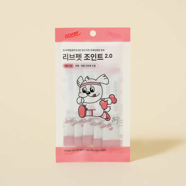 페오펫몰,리브펫 조인트 관절영양제 스틱포 샘플러 5p 10g