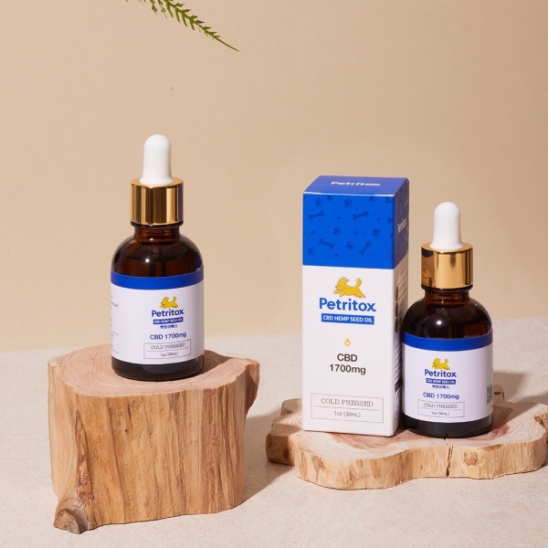 페오펫몰,펫트리톡스 펫 CBD 5%보증 강아지 고양이 눈물 관절 영양제 휴먼그레이드 햄프씨드오일