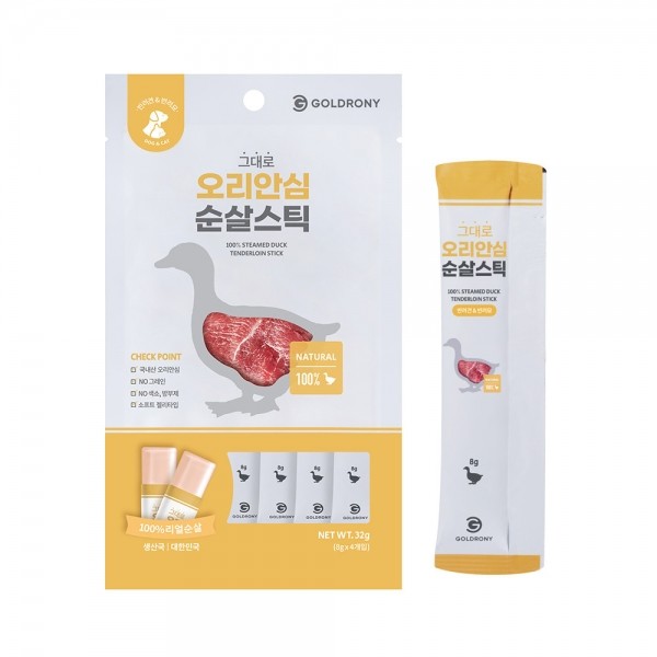 [텐텐특가]골드로니 그대로 순살스틱 오리안심 4개입
