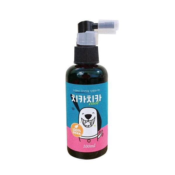 페오펫몰,치카치카쿨 한방조성물 100% 국내산 뿌리는 구강스프레이 100ml