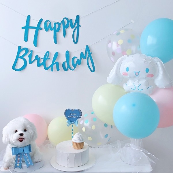페오펫몰,시나모롤풍선 생일파티세트
