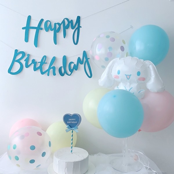 페오펫몰,시나모롤풍선 생일파티세트