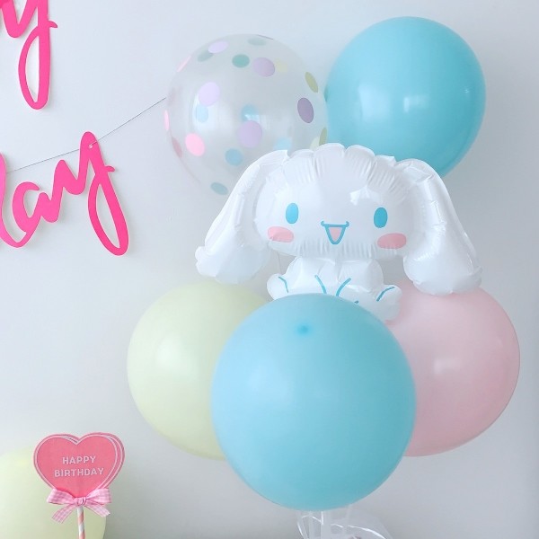 페오펫몰,시나모롤풍선 생일파티세트