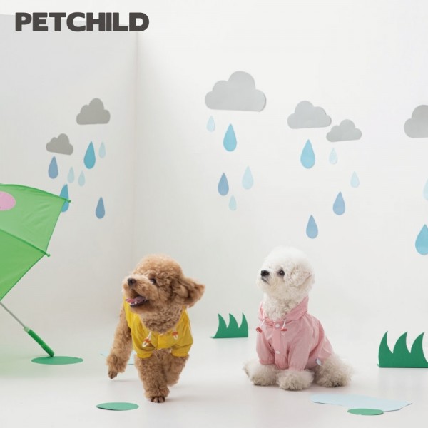 펫차일드 강아지 바람막이 윈드브레이커 우비 우의 가을옷