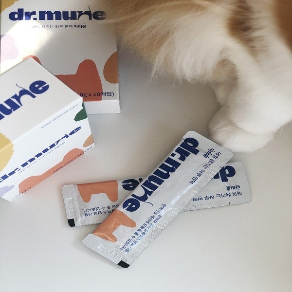 페오펫몰,[닥터뮨]고양이 동충하초 면역력 영양제(10P)_연어맛