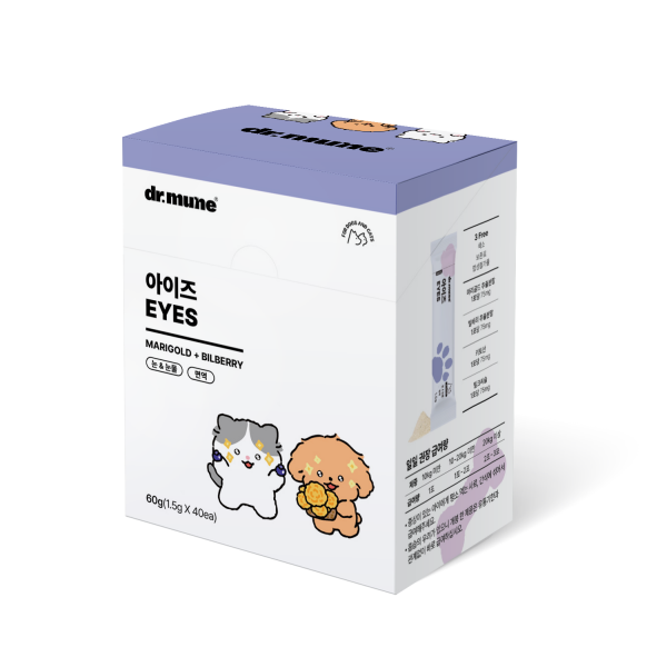 페오펫몰,[NEW 파우더] 닥터뮨 아이즈 강아지 고양이 눈 영양제 눈물 눈꼽 눈건강 40p
