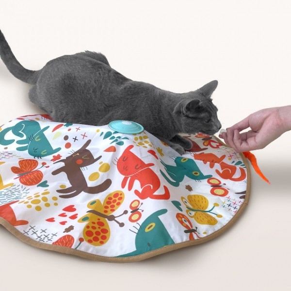 페오펫몰,리스펫 고양이 자동장난감 멀티 꼬리잡기