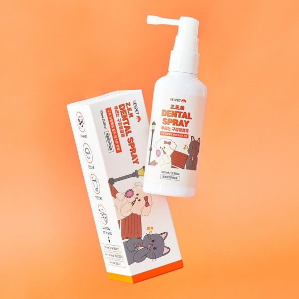 페오펫몰,리스펫 강아지 고양이 뿌리는 치약 구강청결제 100ml