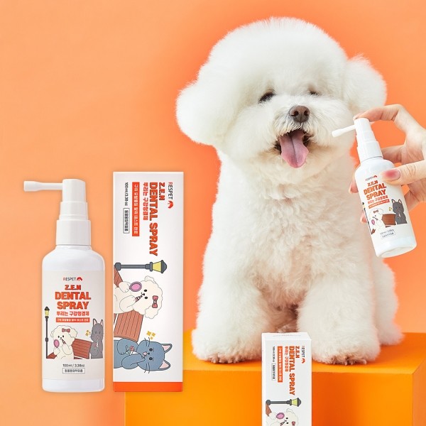 페오펫몰,리스펫 강아지 고양이 뿌리는 치약 구강청결제 100ml