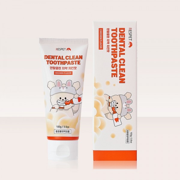 리스펫 강아지 고양이 덴탈 클린 효소치약, 닭고기맛 100g