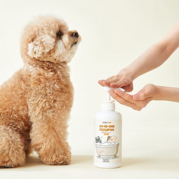 페오펫몰,리스펫 강아지 고양이 더 순한 저자극 올인원 샴푸 500ml