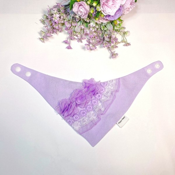 페오펫몰,[여름맞이특가]꽃라일락 강아지반다나,강아지스카프,고양이스카프