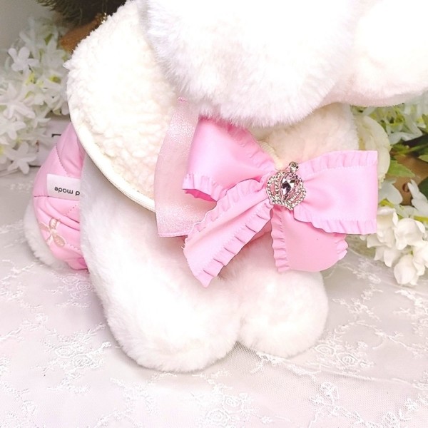 페오펫몰,[설날특가]핑크허니 퀼팅패딩 강아지겨울옷, 강아지아웃터 패딩조끼,애견의류,D링,강아지패딩