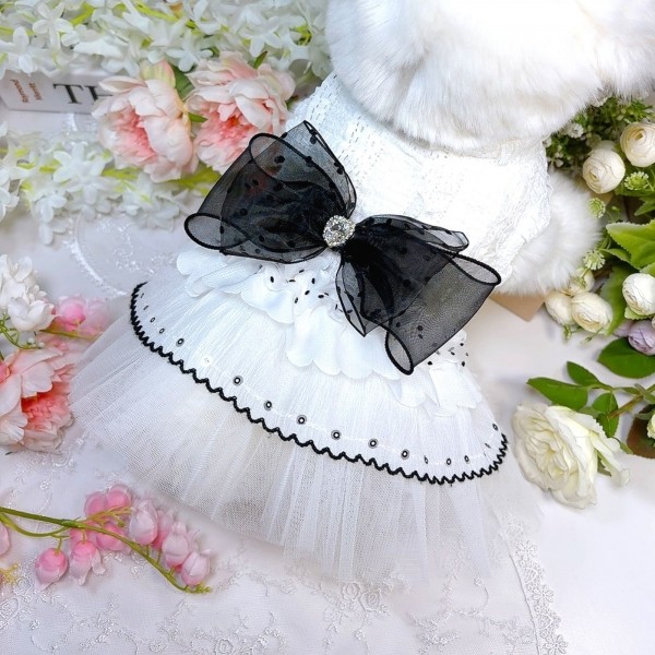 [꽃길특가]샤롯 강아지드레스,웨딩강아지원피스,애견생일파티드레스