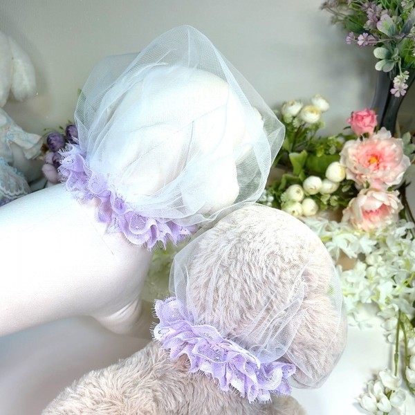 페오펫몰,[꽃길특가]헤드매쉬 핑크레이스,강아지산책 얼굴보호 망사커버, 강아지페이스커버