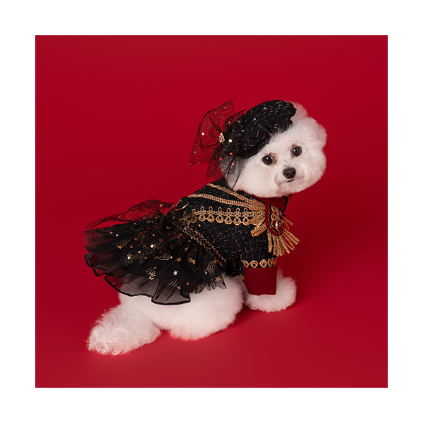 페오펫몰,New Cavalier Tweed Dress 뉴 카발리에 트위드 드레스