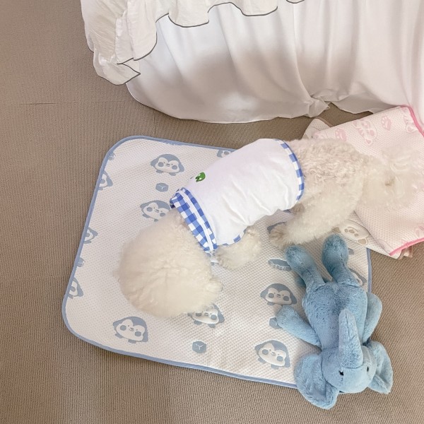 페오펫몰,댕숩 강아지매트 아이스 듀라론 캐릭터 쿨매트