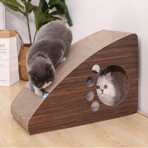 페오펫몰,개과천선 냥냥이 나무 고양이 스크래쳐 방울 캣잎 포함